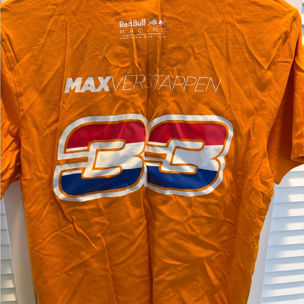 Red Bull Racing Orange T-Shirt - Picture 4 of 4